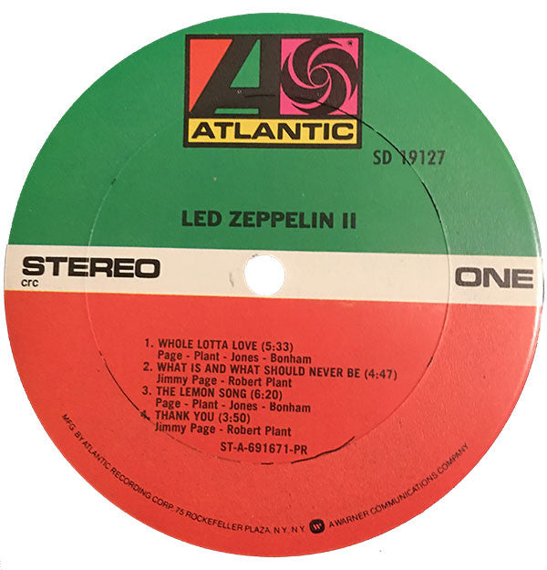 Led Zeppelin : Led Zeppelin II (LP, Album, Club, RE, Gat)