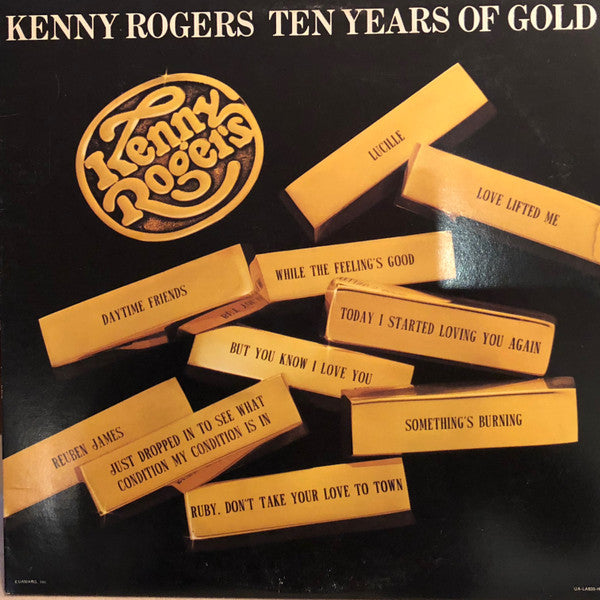 Kenny Rogers : Ten Years Of Gold (LP, Comp, San)