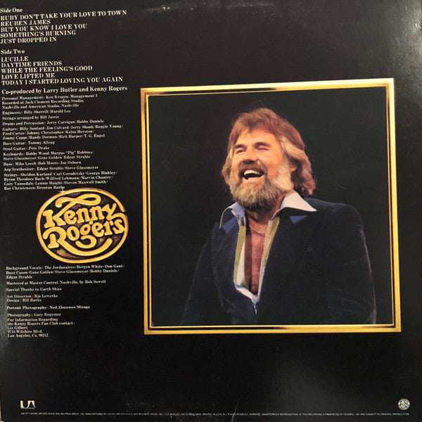 Kenny Rogers : Ten Years Of Gold (LP, Comp, San)