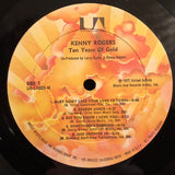 Kenny Rogers : Ten Years Of Gold (LP, Comp, San)