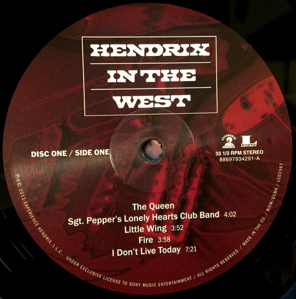 Jimi Hendrix : Hendrix In The West (2xLP, Album, RE, Gat)