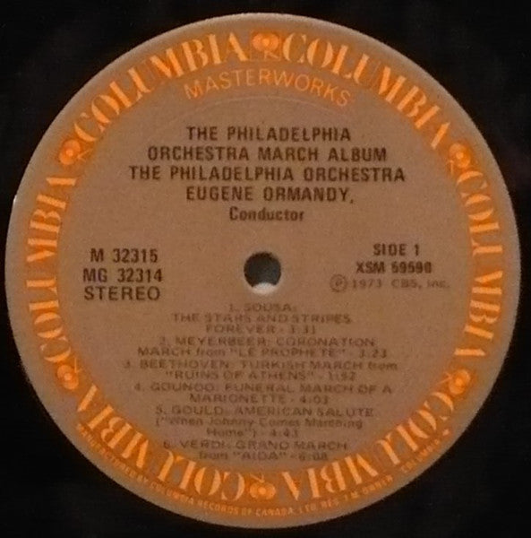 The Philadelphia Orchestra, Eugene Ormandy : The Philadelphia Orchestra March Album (2xLP, Comp, Gat)