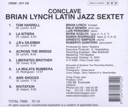 Brian Lynch Latin Jazz Sextet : Conclave (CD, Album)