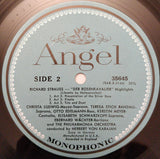Richard Strauss, Herbert von Karajan : Der Rosenkavalier Highlights (LP, Album, Mono)