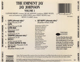 J.J. Johnson : The Eminent Jay Jay Johnson, Volume 1 (CD, Comp)