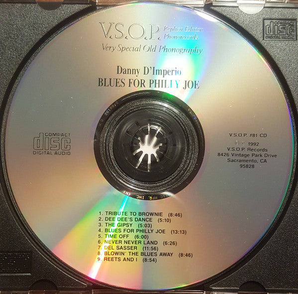 Danny D'Imperio : Blues For Philly Joe (CD, Album)