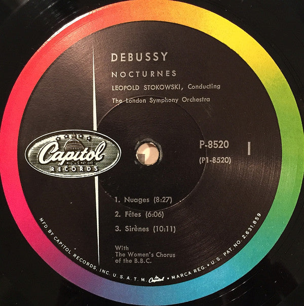 Debussy* / Ravel* - Stokowski*, London Symphony Orchestra ,  B.B.C. Women's Chorus : Nocturnes / Rapsodie Espagnole (LP, Album, Mono)