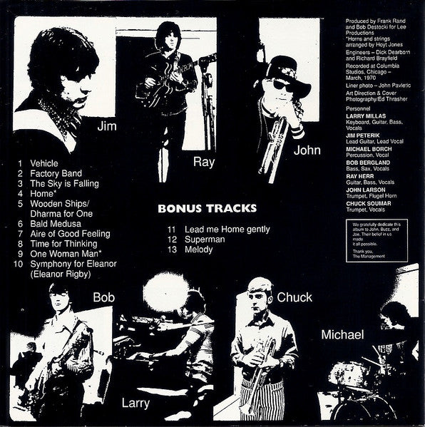 The Ides Of March : Vehicle (CD, Album, RE, RM)