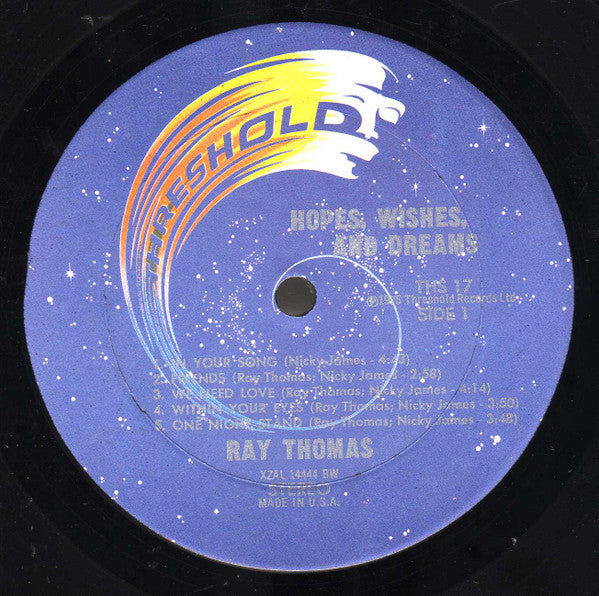 Ray Thomas : Hopes Wishes & Dreams (LP, Album, Bes + LP, Album, Gat)