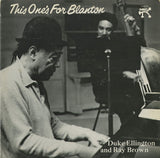 Duke Ellington and Ray Brown : This One's For Blanton (LP, Album)