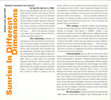 The Sun Ra Arkestra : Sunrise In Different Dimensions (CD, Album, RE)