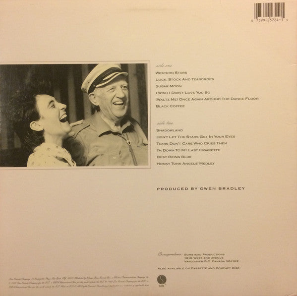 k.d. lang : Shadowland (The Owen Bradley Sessions) (LP, Album, Spe)