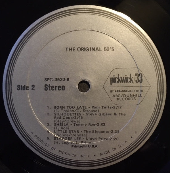 Various : The Original 50's (LP, Comp)