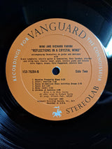 Richard & Mimi Fariña* : Reflections In A Crystal Wind (LP, Album, Ora)