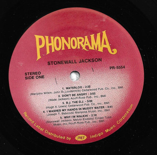 Stonewall Jackson : Solid Stonewall (LP, Comp)