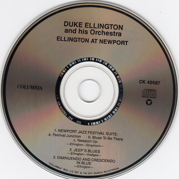 Duke Ellington And His Orchestra : Ellington At Newport (CD, Album, RE, RM)