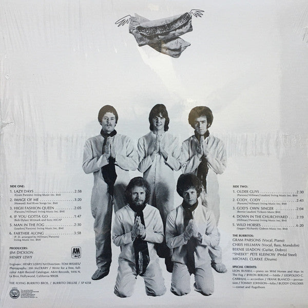 The Flying Burrito Bros : Burrito Deluxe (LP, Album, RP, lab)