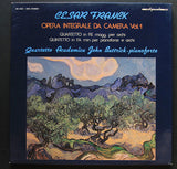 César Franck, Cvartetul Academica, John Buttrick : Opera Integrale Da Camera Vol.1  (2xLP, Album + Box)