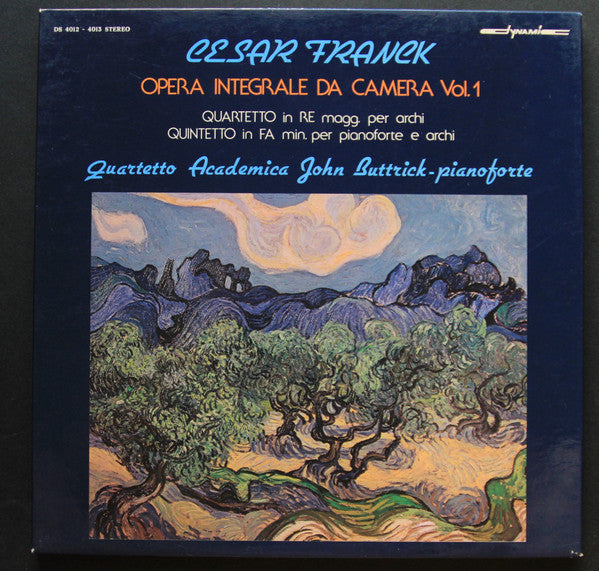 César Franck, Cvartetul Academica, John Buttrick : Opera Integrale Da Camera Vol.1  (2xLP, Album + Box)