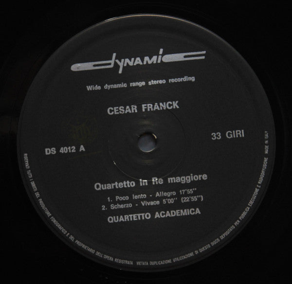 César Franck, Cvartetul Academica, John Buttrick : Opera Integrale Da Camera Vol.1  (2xLP, Album + Box)