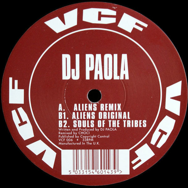 DJ Paola : Aliens (12")