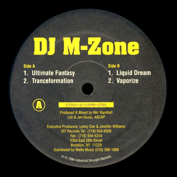 M-Zone : Ultimate Fantasy (12")