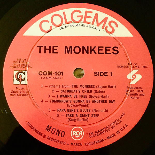 The Monkees : The Monkees (LP, Album, Mono, RP, Hol)