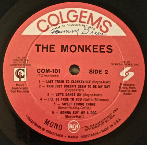 The Monkees : The Monkees (LP, Album, Mono, RP, Hol)