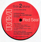 Sir William Walton, Mario Castelnuovo Tedesco - Jascha Heifetz : Violin Concerto / Concerto No.2 (LP, Mono, RP)