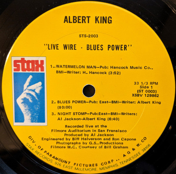Albert King : Live Wire / Blues Power (LP, Album, Ter)