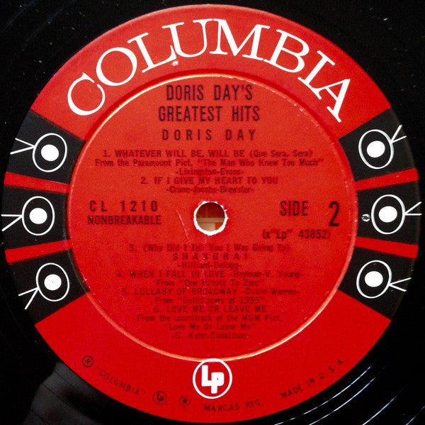 Doris Day : Doris Day's Greatest Hits (LP, Comp, Mono)
