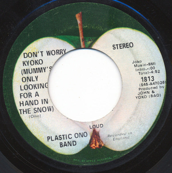 The Plastic Ono Band : Cold Turkey (7", Single)