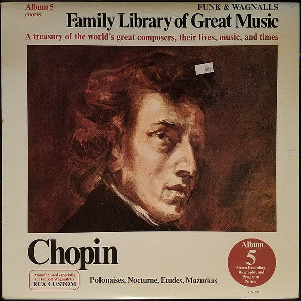 Frédéric Chopin : Polonaises, Nocturne, Etudes, Mazurkas (LP, Album, RE)