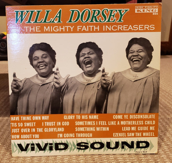 Willa Dorsey And The Mighty Faith Increasers : Willa Dorsey and the Mighty Faith Increasers (LP, Mono)