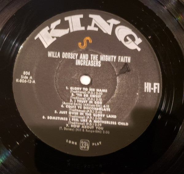 Willa Dorsey And The Mighty Faith Increasers : Willa Dorsey and the Mighty Faith Increasers (LP, Mono)