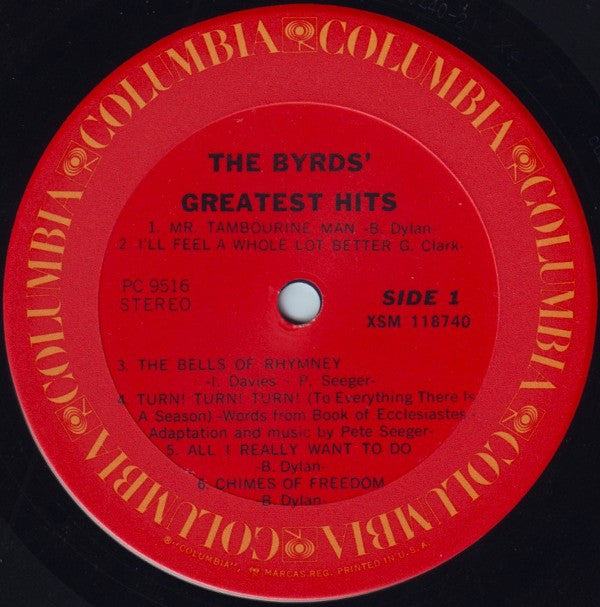 The Byrds : Greatest Hits (LP, Comp, RE, Ter)