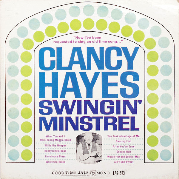 Clancy Hayes : Swingin' Minstrel (CD, Album, RE)