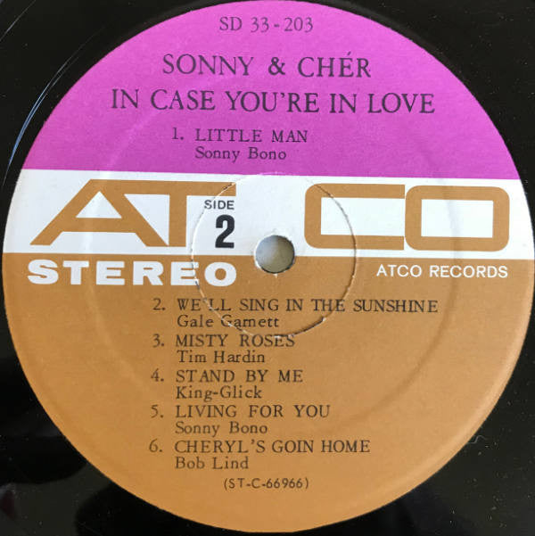 Sonny & Cher : In Case You're In Love (LP, Album)