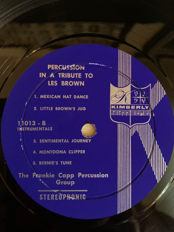 The Frankie Capp Percussion Group : Percussion In A Tribute To Les Brown (LP, Album)