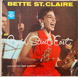 Betty St. Claire With The Stan Free Quartet : At Basin Street East (LP, Album, Mono)
