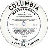 Johannes Brahms : Bruno Walter Rehearsing Philharmonic-Symphony Orchestra Of New York : Bruno Walter Recording Session (10", Mono, Promo)