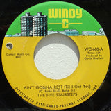 Five Stairsteps : Ain't Gonna Rest (Till I Get You) / You Can't See (7", Single)
