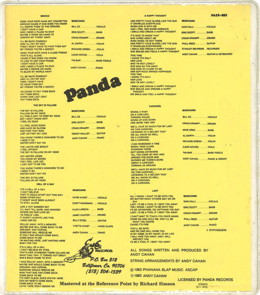 Andy Cahan & Friends : Andy Cahan & Friends (7", Shape, EP, Single, Pic)