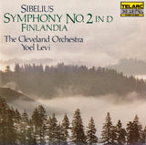 Jean Sibelius, The Cleveland Orchestra, Yoel Levi : Symphony No. 2 In D / Finlandia (CD, Album, 2nd)