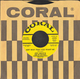 Joey Greco & The In-Crowd : Any Way That You Want Me / Gotta Run And Get My Baby (7", Promo)