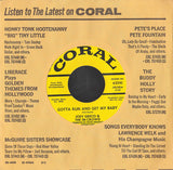 Joey Greco & The In-Crowd : Any Way That You Want Me / Gotta Run And Get My Baby (7", Promo)