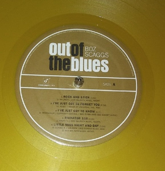 Boz Scaggs : Out Of The Blues (LP, Album, Gol + 7", Ltd)