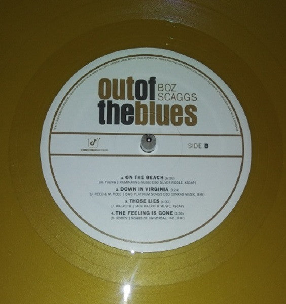 Boz Scaggs : Out Of The Blues (LP, Album, Gol + 7", Ltd)