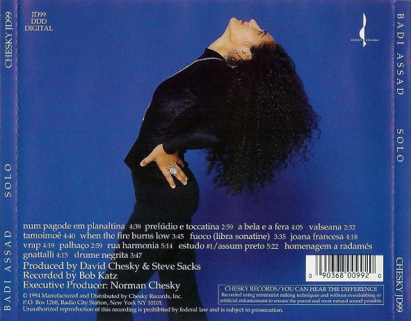 Badi Assad : Solo (CD, Album)