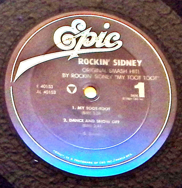 Rockin' Sidney : My Toot Toot (12", MiniAlbum)